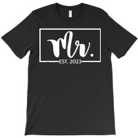 Mr. Est. 2023 Groom Hubby Just Married Wedding Gif T-shirt | Artistshot