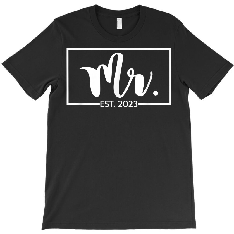 Mr. Est. 2023 Groom Hubby Just Married Wedding Gif T-shirt | Artistshot