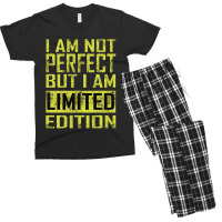 I Am Not Perfect Men's T-shirt Pajama Set | Artistshot