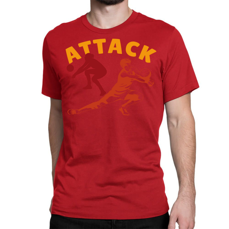 Volleyball Attack Girl Classic T-shirt by zelekmanfraw | Artistshot