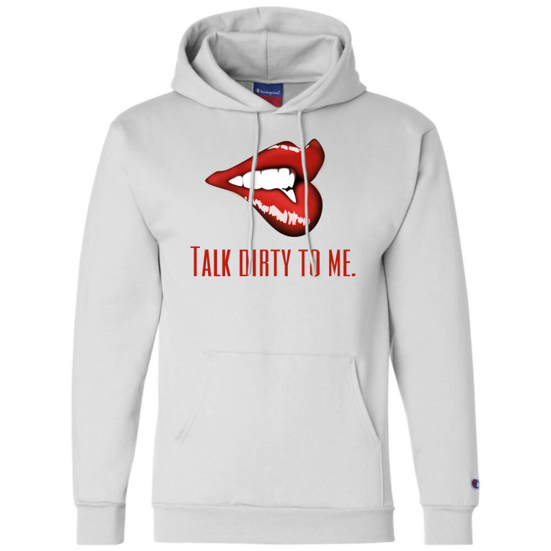 Talk To Me Champion Hoodie | Artistshot