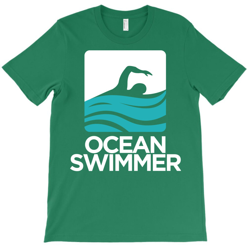 Ocean Swimmer Gift For Swim Lovers Green T-shirt | Artistshot