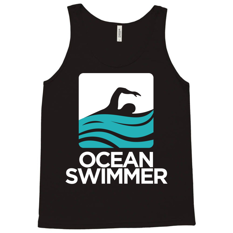 Ocean Swimmer Gift For Swim Lovers Green Tank Top | Artistshot