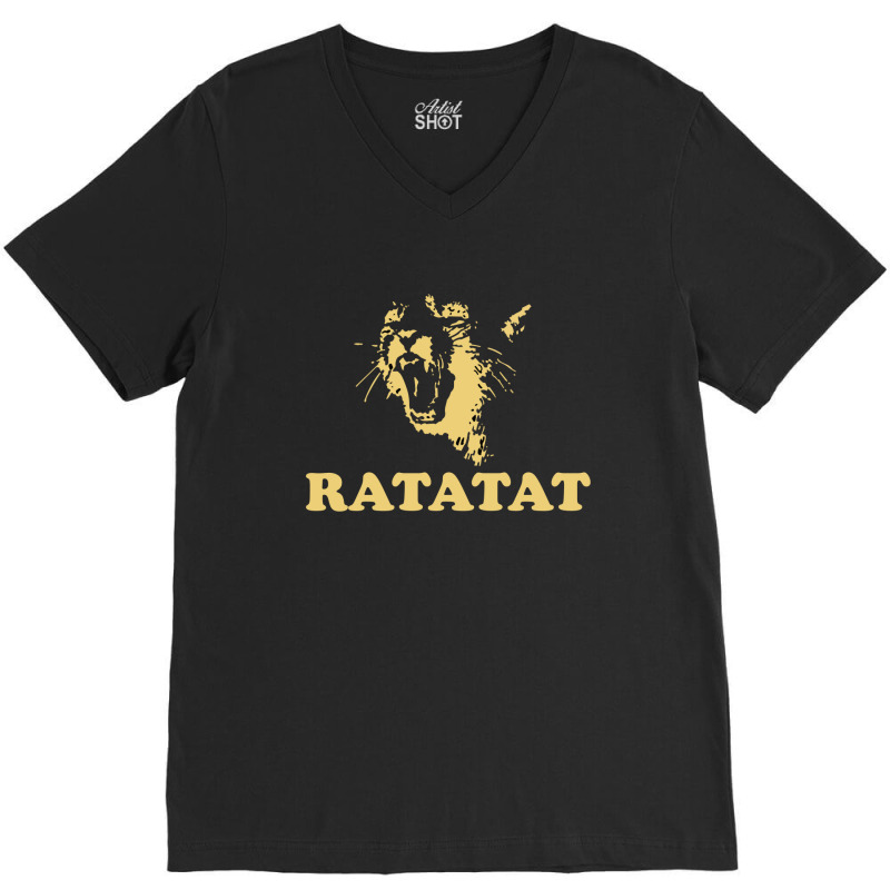 Cool Vector Ratatat V-neck Tee | Artistshot