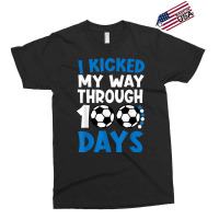 I Kicked My Way Through 100 Days Soccer 100 Days O Exclusive T-shirt | Artistshot