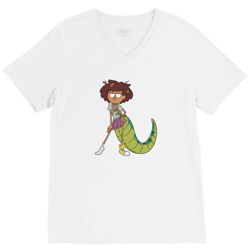 Anne Newt Tail V-neck Tee | Artistshot