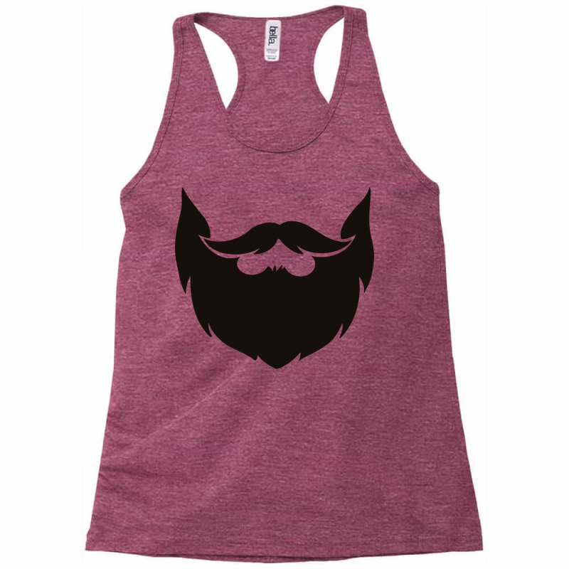 Beard Black Girl Racerback Tank by litnerwarmanq | Artistshot