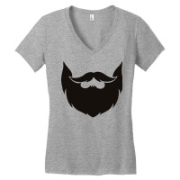 Beard Black Girl Women's V-neck T-shirt | Artistshot