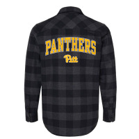 Pittsburgh Panthers Womens Arch Over Royal T Shirt Flannel Shirt | Artistshot