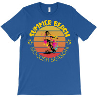 Summer Beach Soccer Season With The Sunset Funny G T-shirt | Artistshot