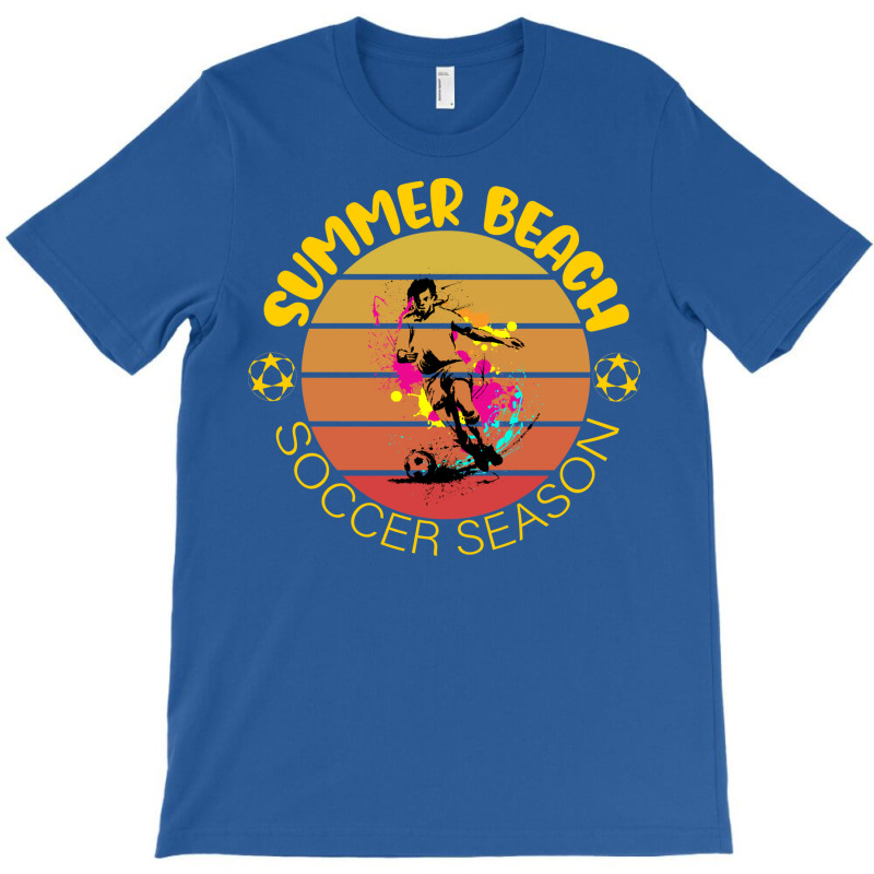 Summer Beach Soccer Season With The Sunset Funny G T-shirt | Artistshot