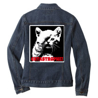 #catastrophe Ladies Denim Jacket | Artistshot