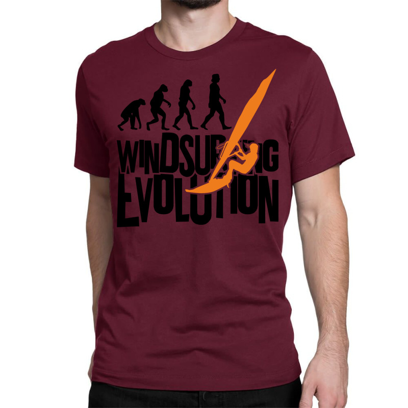 Windsurfing Evolution Girl Classic T-shirt by zelekmanfraw | Artistshot