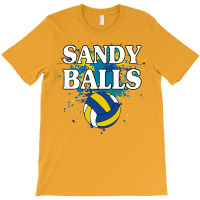 Sandy Balls Beach Volleyball Funny Player Team Quo T-shirt | Artistshot