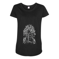 The Thrones Of Mash Up Parody Maternity Scoop Neck T-shirt | Artistshot