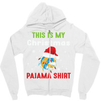 This Is My Christmas Pajama Volleyball Middle Bloc Zipper Hoodie | Artistshot