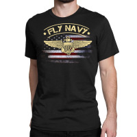 Classic Naval Officer Pilot Wings Long Sleeve T Sh Classic T-shirt | Artistshot