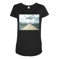 Big Whale Maternity Scoop Neck T-shirt | Artistshot