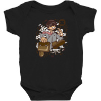 Businessman Running Baby Bodysuit | Artistshot