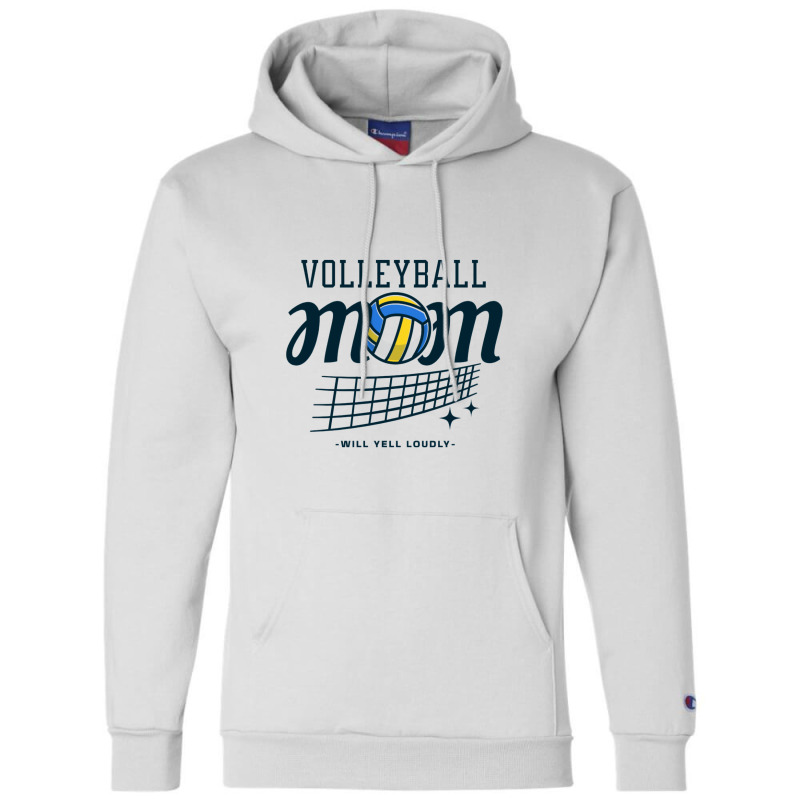 Voley Ball Mom Tumblr Champion Hoodie | Artistshot