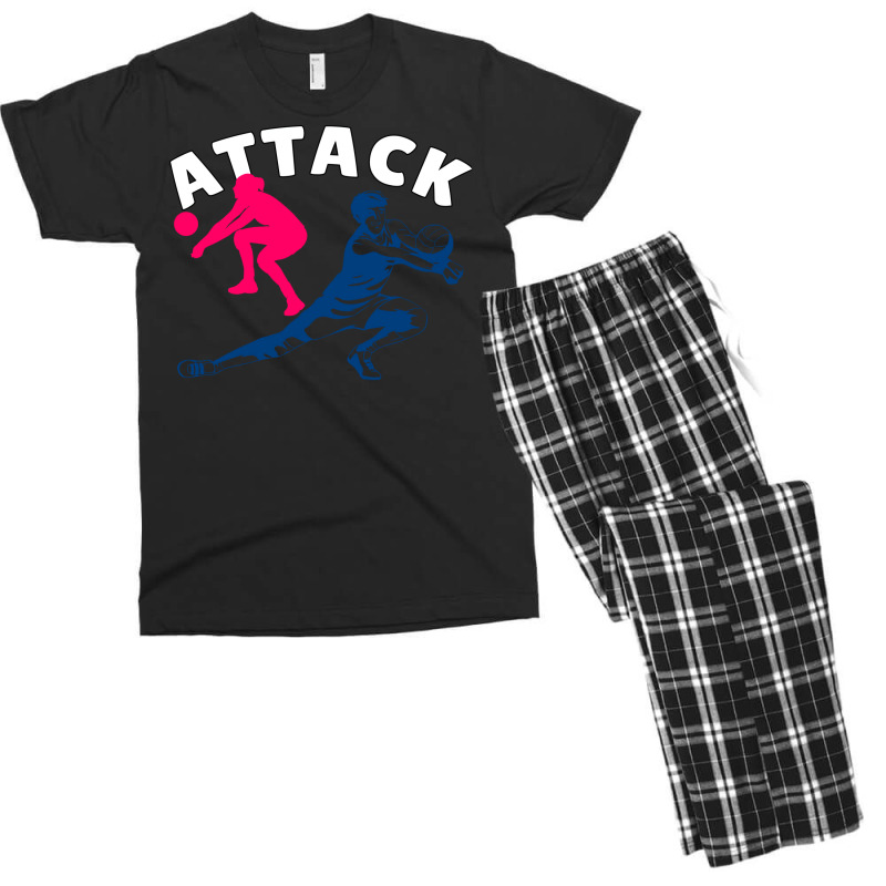 Volleyball Attack Music Men's T-shirt Pajama Set | Artistshot