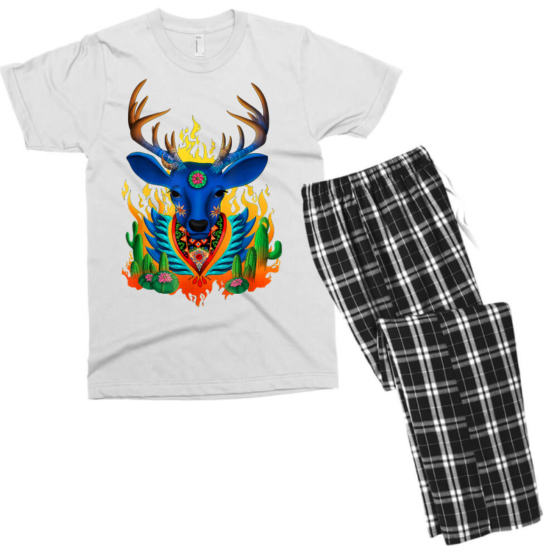 Third Eye Huichol Deer T Shirt Men's T-shirt Pajama Set | Artistshot