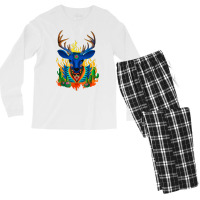 Third Eye Huichol Deer T Shirt Men's Long Sleeve Pajama Set | Artistshot