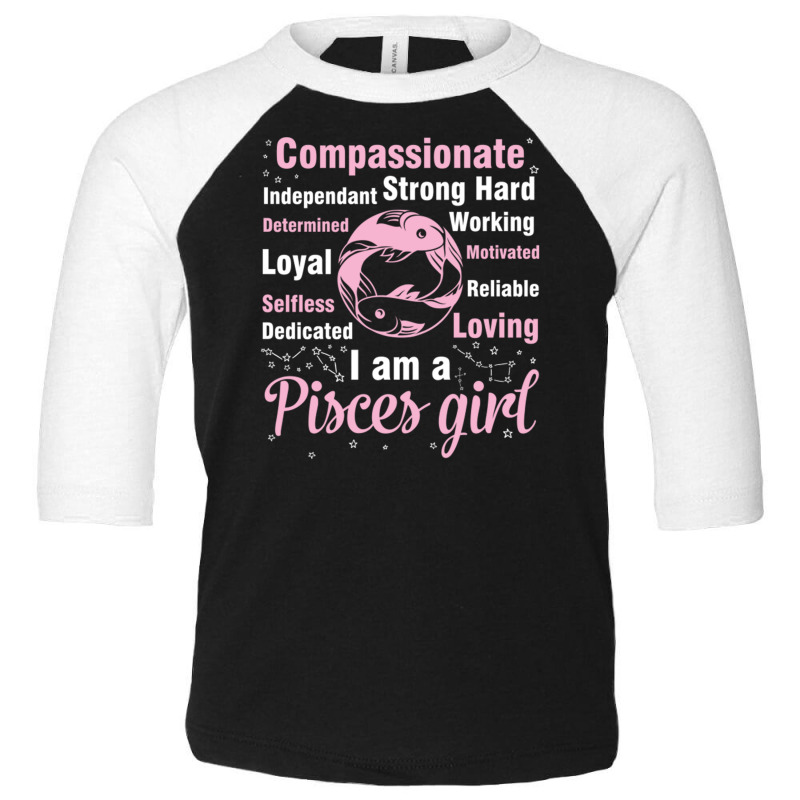 Compassionate Strong Hand Working Loving I Am A Pi Toddler 3/4 Sleeve Tee by DonoArt | Artistshot