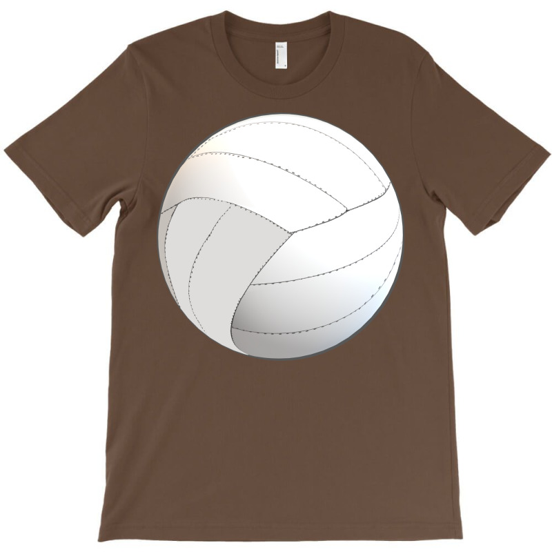 Volleyball Lovers Floating Volleyball White Backgr T-Shirt by lindeaucterr | Artistshot