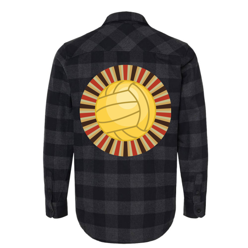 Volleyball Retro Cool Cute Flannel Shirt | Artistshot