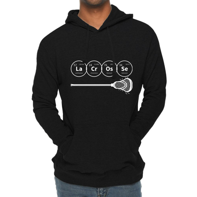 Lacrosse Periodic Table Of Elements Chemistry Gift Lightweight Hoodie | Artistshot