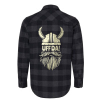 Uff Da Norwegian Quote Scandinavian Viking Helmet Flannel Shirt | Artistshot