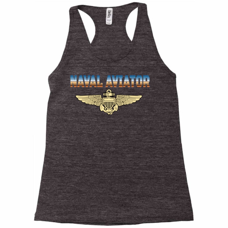 Fly Naval Aviator Classic Naval Officer Pilot Wing Racerback Tank by africaka | Artistshot