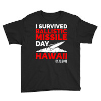 Hawaii Missile Alert T Shirt False Alarm Tee Youth Tee | Artistshot