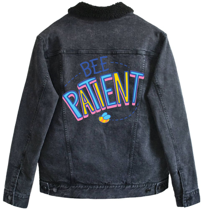 Bee Patient Music Unisex Sherpa-Lined Denim Jacket by reuletrevere8 | Artistshot