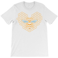 Beekeeper Bees Honeycomb Heart Honey Quote T-shirt | Artistshot