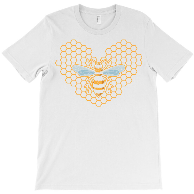 Beekeeper Bees Honeycomb Heart Honey Quote T-Shirt by reuletrevere8 | Artistshot