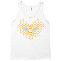 Beekeeper Bees Honeycomb Heart Honey Quote Tank Top | Artistshot