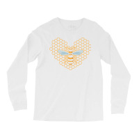 Beekeeper Bees Honeycomb Heart Honey Quote Long Sleeve Shirts | Artistshot