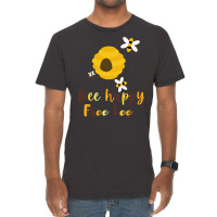 Bee Happy Free Bee 70s Vintage T-shirt | Artistshot