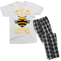 Bee The Reason Someone Smiles Today Cool Men's T-shirt Pajama Set | Artistshot