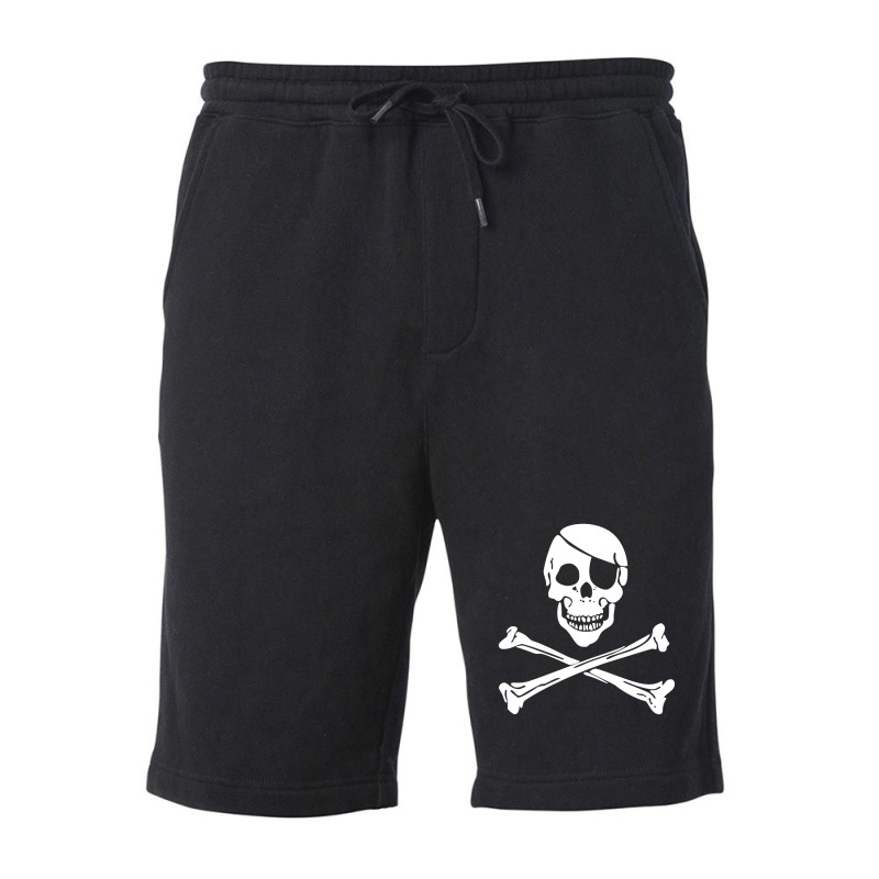 Skull Crossbones Fleece Short | Artistshot