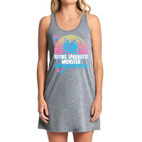 Flying Spaghetti Monster Pastafari Fsm Atheist Ret Tank Dress | Artistshot