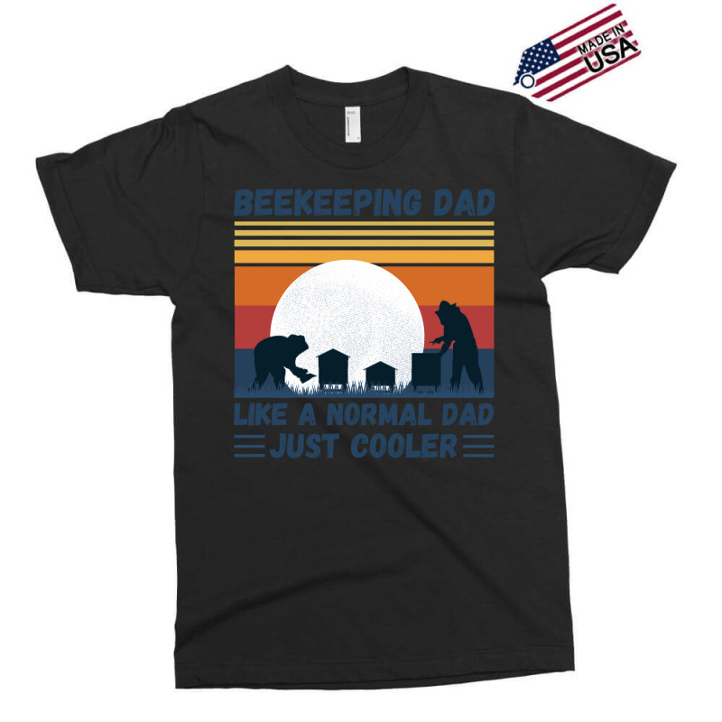 Beekeeping Dad Like A Normal Dad Just Cooler Funny Exclusive T-shirt by reuletrevere8 | Artistshot