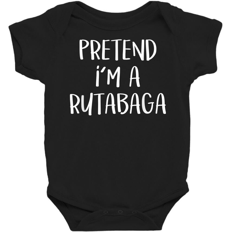 Pretend I'm A Rutabaga Costume Funny Food Hallowee Baby Bodysuit | Artistshot