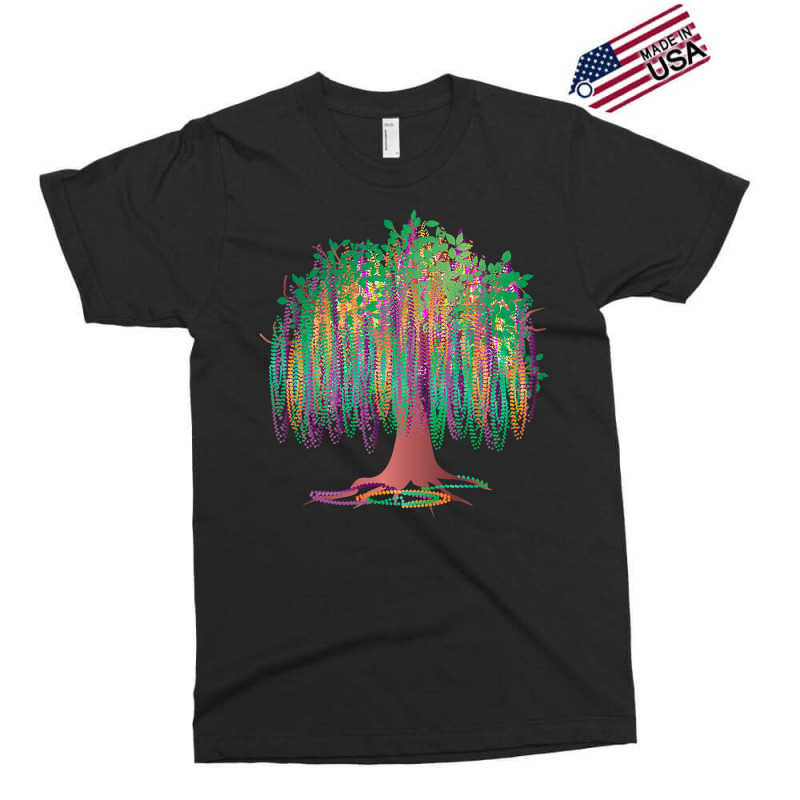 Mardi Gras Tree Beads New Orleans 2023 Watercolor Exclusive T-shirt | Artistshot