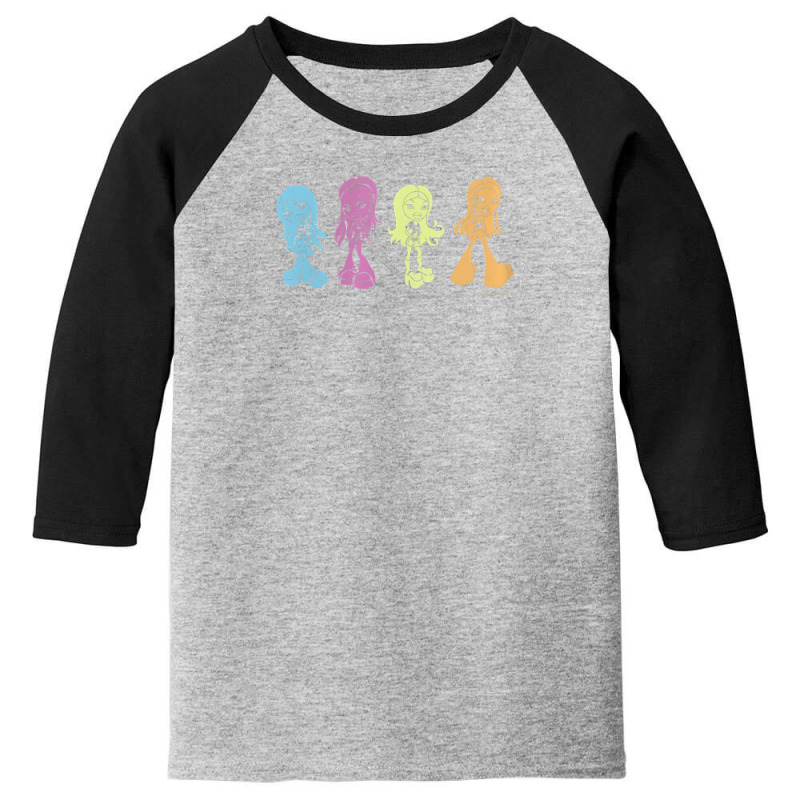 Limited Edition Womens Bratz Colorful Minimal Line Youth 3/4 Sleeve by marylburgess | Artistshot