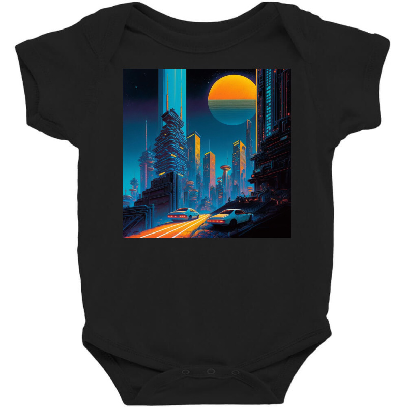 Night Aesthetic Baby Bodysuit by TheDol | Artistshot