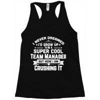 Super Cool Team Manager Funny Golf Swim Racerback Tank | Artistshot