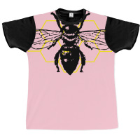 Geometric Worker Bee 80s Graphic T-shirt | Artistshot